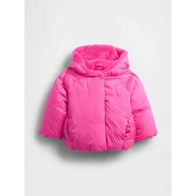 Gap Pink Cosy Puffer Jacket