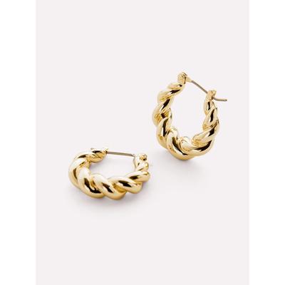 Women's Paris Twisted Hoop Earrings by Ana Luisa in Gold (Size OS)