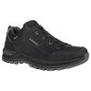 Wanderschuh LOWA "RENEGADE EVO GTX LO", Gr. 43,5, schwarz (schwarz, graphit), Leder, Textil, sportlich, Schuhe, wasserdicht und mit Vibram-Sohle
