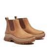 Chelseaboots TIMBERLAND "ROXIE LANEMID CHELSEA BOOT", Damen, Gr. 36, braun (medium braun full grain), Leder, sportlich, Schuhe, Stiefelette, Winterschuhe, Ankle Boots