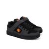 Sneaker DC SHOES "Manteca 4 V", Kinder, Gr. 7(39), grau (grau, schwarz, orange), 51% Leder, 49% Synthetikmaterial, Schuhe