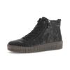 Sneakerboots GABOR, Damen, Gr. 37, schwarz, Leder, unifarben, sportlich, Schuhe, Plateau, Stiefelette, Schnürboots mit Best Fitting Funktion