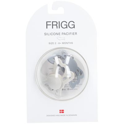 Frigg Silicoon Fopspeen Butterfly Grey - Silver 6-18 Maanden 1 St Schnuller Image