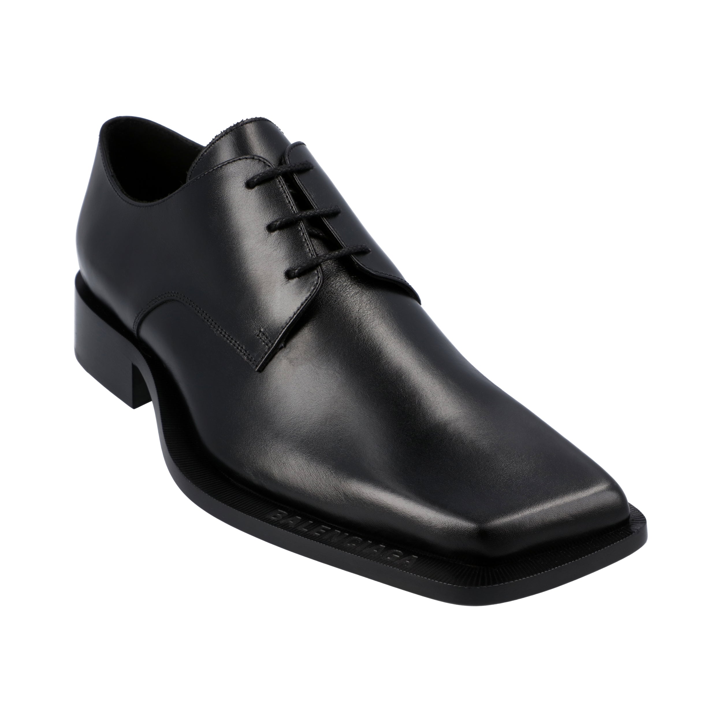 Balenciaga Derby-Schuhe aus Leder in Schwarz