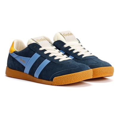 Gola Elan Damen Wildleder Sneaker In Blau Image