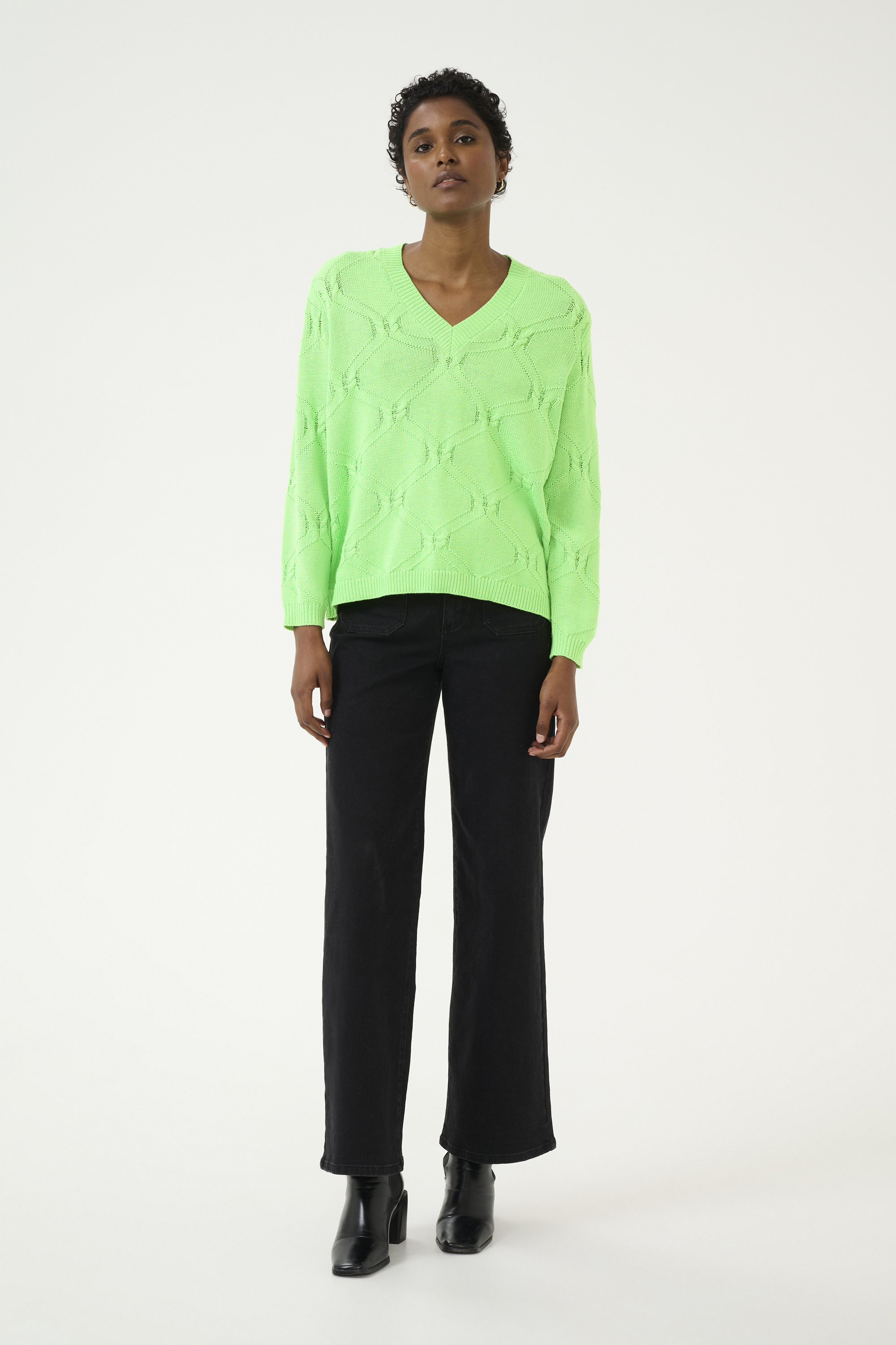 Strickpullover Baggy fit light green Image