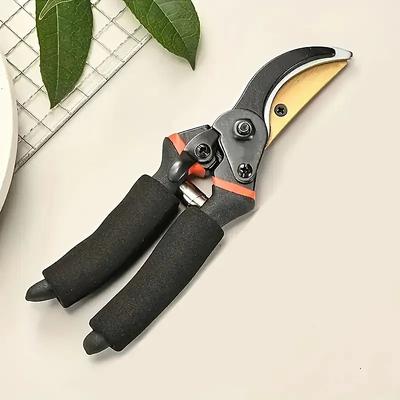 Heavy-Duty SK5 Steel Pruning Shears – Strong Branch Cutter for Rough Tree Branches, Garden, Fruit Tree Trimming – Modern Carbon Steel with Comfortable Grip, Durable Tree Pruner for Home Garden and Floral Tools
