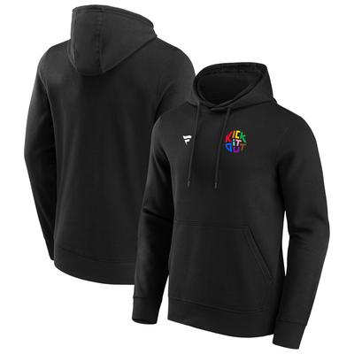 Kick It Out LGBTQ+ Grafik-Hoodie – Schwarz – Herren Image