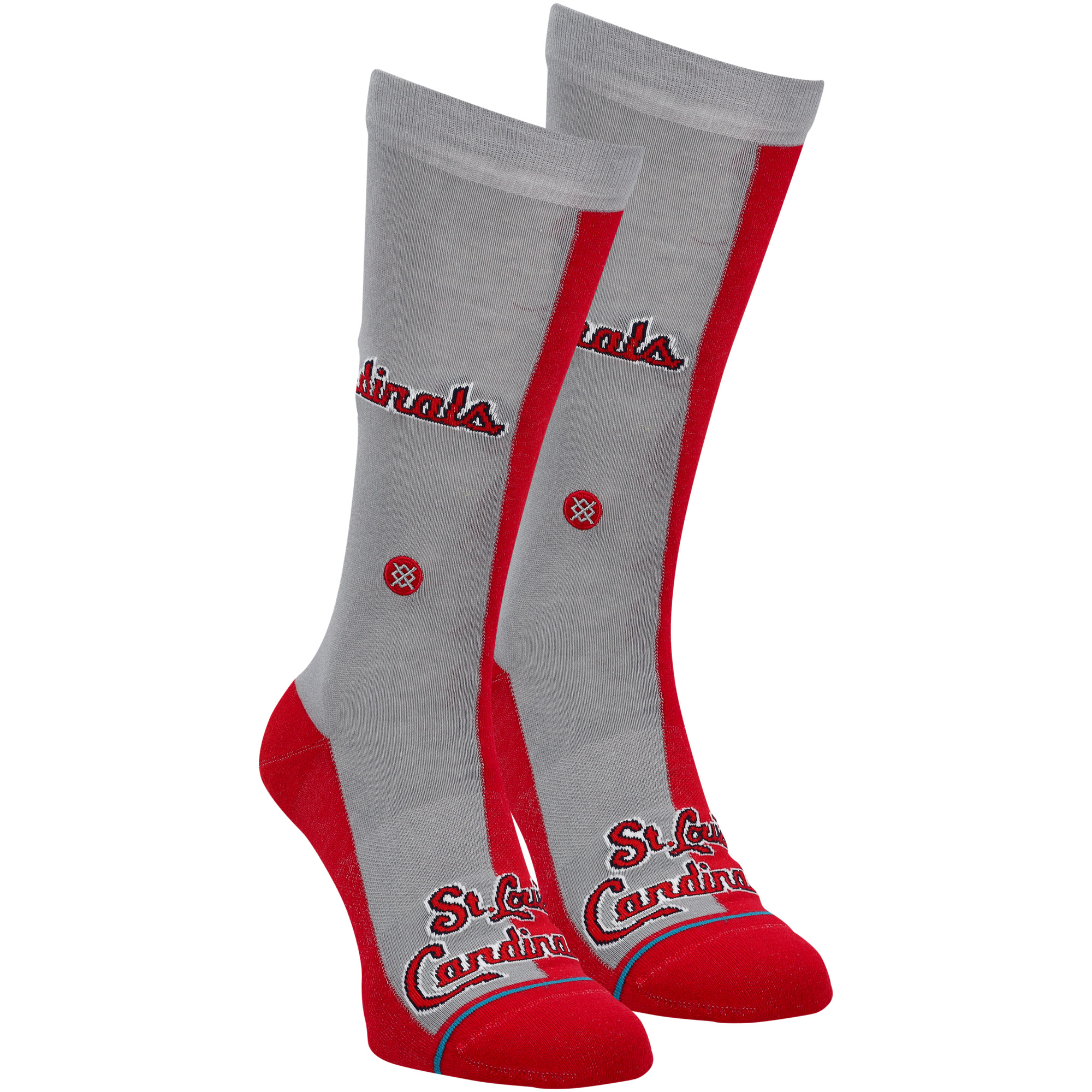 MLB Cardinals Split Crew Socke Image