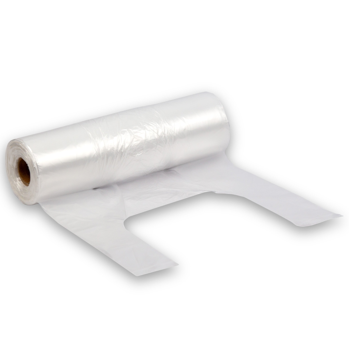 DayBays 200 Stk. Knotenbeutel auf Rolle 5 Kg 22+12x47 cm HDPE Transparent Extra Stark Image