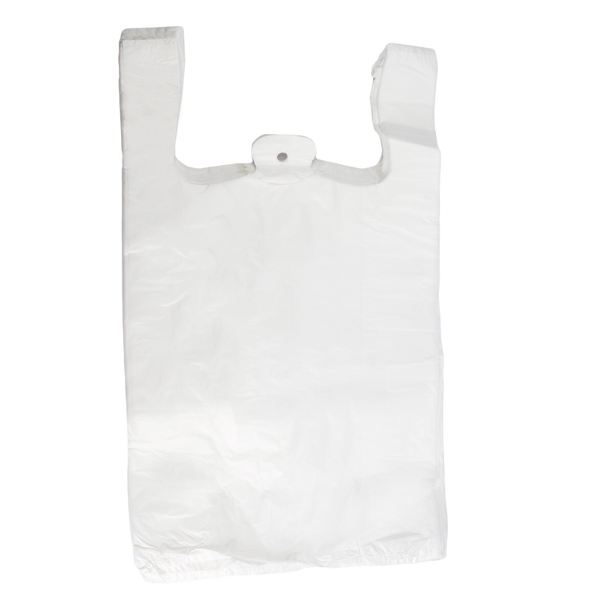 DayBays 10000 Stk. Hemdchentragetaschen Extra Stark 28+14x48 cm MDPE weiss geblockt, reissfest Image