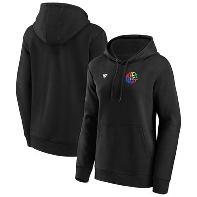 Kick It Out LGBTQ+ Grafik-Hoodie – Schwarz – Damen Image