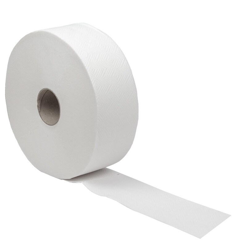 DayBays 180 Rollen Jumbo Toilettenpapier Maxi 2-lagig 492 Blatt Zellstoff Extra Weich Weiß Image