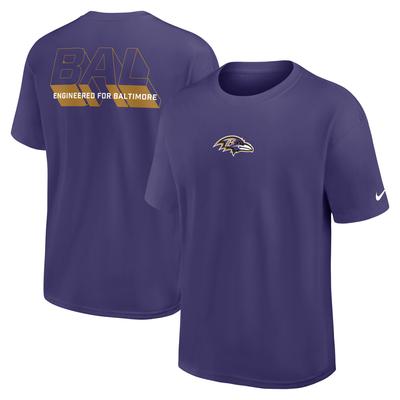 Baltimore Ravens Nike Essential Heavy Max 90 T-Shirt - Herren Image