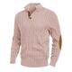Per uomo Maglione Maglione a maglia A Coste Maglia Top Regolari Lavorato a maglia Blocco di colori Collo alla coreana Moda Essenziale Vacanza Abbigliamento quotidiano Abbigliamento Autunno Inverno