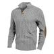 Per uomo Maglione Maglione a maglia A Coste Maglia Top Regolari Lavorato a maglia Blocco di colori Collo alla coreana Moda Essenziale Vacanza Abbigliamento quotidiano Abbigliamento Autunno Inverno