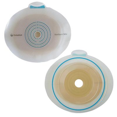 SenSura Mio Click Ostomy Barrier Precut, Extended Wear Elastic Adhesive 40 mm Flange Green Code System 25 to 35 mm Opening (891226_BX)