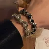 Mode Vintage Perlen Kette Armband Für Frauen Männer Trend Silber Farbe Y2K Hip Hop Schmuck Geschenk Freunde Liebhaber Zubehör