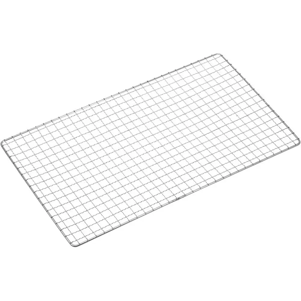Grillrostgitter, Edelstahl-Grillrost oder Backkühlregal für Backofen und Grillofen und spülmaschinenfest im Freien Image