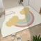 Light Luxury Door Mat Home Bathroom Waterproof Carpets Kitchen Oil-proof Non-slip Carpet PVC Leather Rug Large Area Balcony Rugs