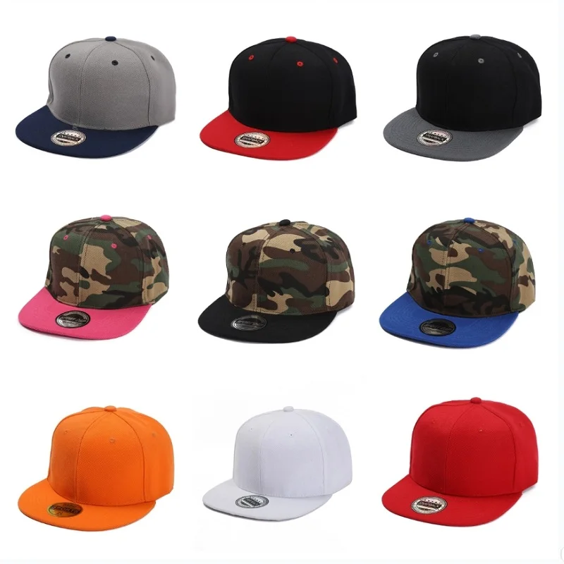 Baseballkappe mit flachem Rand, koreanische Version, zweifarbig, Spleißen, Hip-Hop-Hut, Herren- und Damen-Tide Street, cooler Hip-Hop-Hut