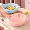Sanrio Double Ear Soup Bowl Household Advanced Feeling Ceramics Cute Large Size Person Yogurt Salad Fruit Noodle Bowl New Style
