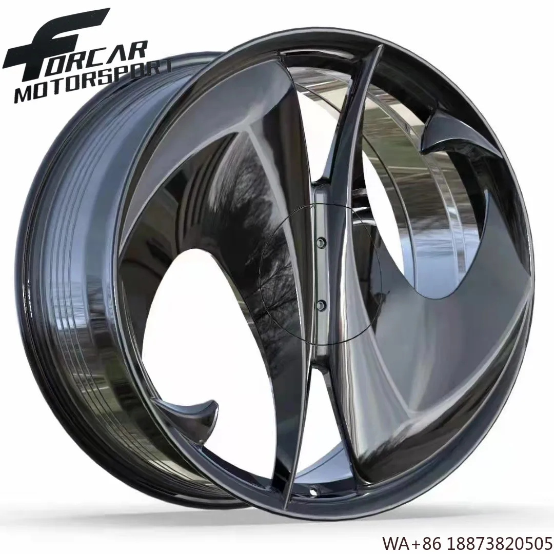 Nuovo design ruota forgiata monoblocca 16 17 18 19 20 21 22 23 24 pollici Cerchioni in lega di alta qualità