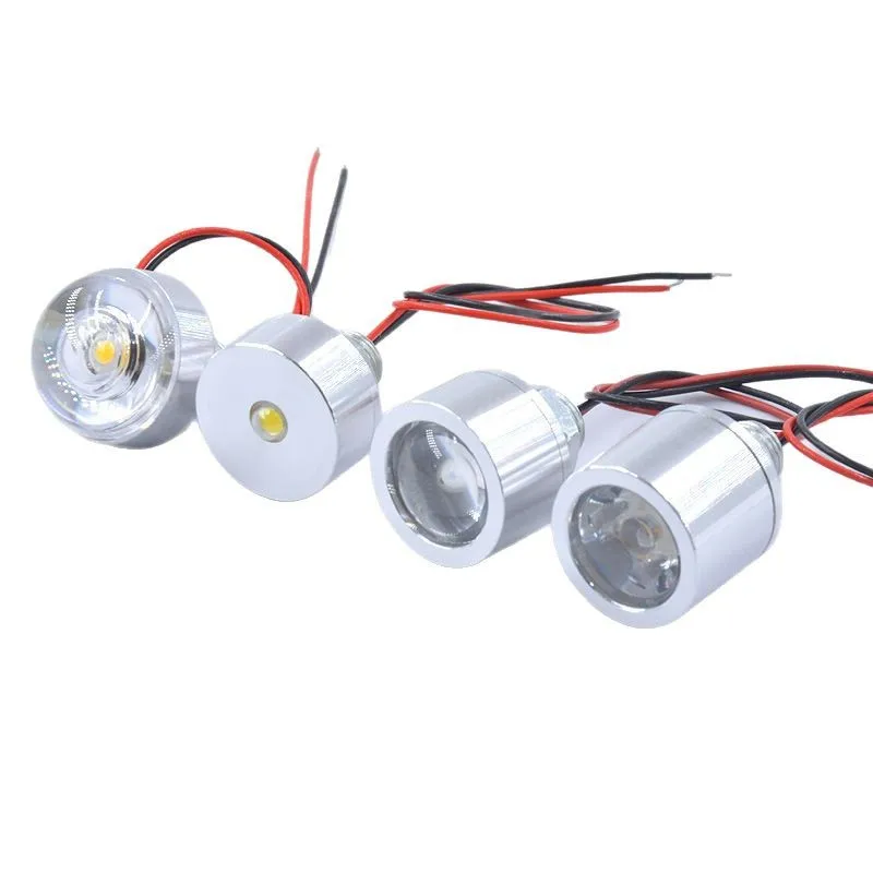 10 Stück 3 V 5 V 12 V 24 V oberflächenmontiertes kleines LED-Strahler-Flutlicht 3000 K Naturweiß 4000 K 6000 K rotes Maschinen-Ausrüstungslicht