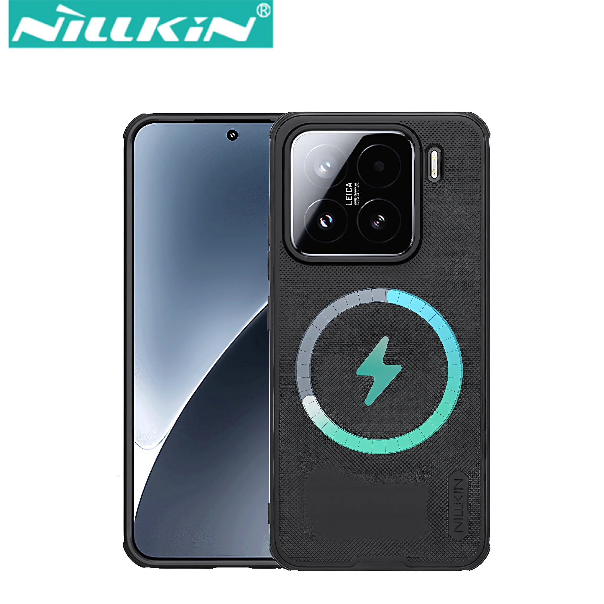 Nillkin für Xiaomi 15 Pro/15 Super Frosted Shield Matte Hülle mit magnetischem TPU + PC, stoßfeste, mattierte Rückseite mit Anti-Fingerabdruck Image