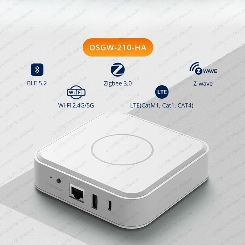 Quad-Core CortexA35 Z-Wave Wireless Zigbee Hub Smart Home Assistant Gateway Image