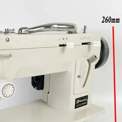 Electric Thick Material Sewing Machine Walking Foot Zigzag Stitch 9'' Arm Leather And Heavy-Duty Sewing Machine