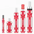 Maniglia per cacciavite a cricchetto da 1/4" Mini porta punte per cacciavite da 4 mm Cacciavite magnetico con codolo esagonale Cacciavite Strumenti di guida per viti