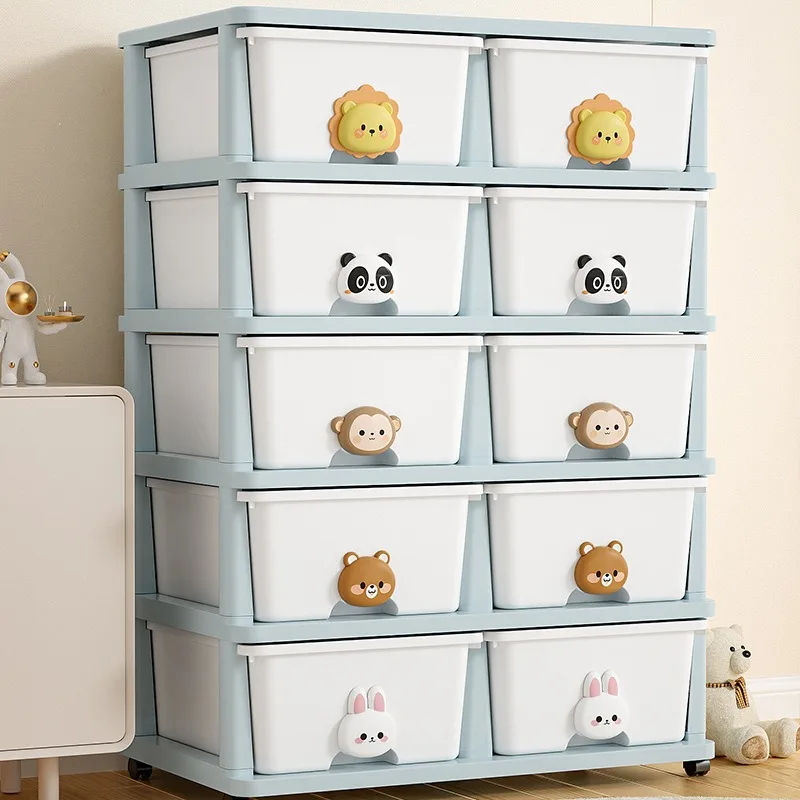 Spind Kinder Baby Kleidung Aufbewahrungsbox Nachttisch grenzüberschreitende Schublade geschichteter Aufbewahrungsschrank Schrank Spind