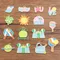 14/28PCS DIY alloy jewelry accessories, oil-dripping charm, pickleball series racket, court love pendan