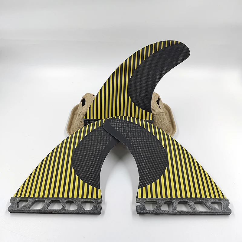 M/L Tri Fins UPSURF FUTURE Fins Thruster G5/G7 Surf Fins Single Tabs Fins Honeycomb Fiber Surfing Fins Surfboard Stabilizer Fin