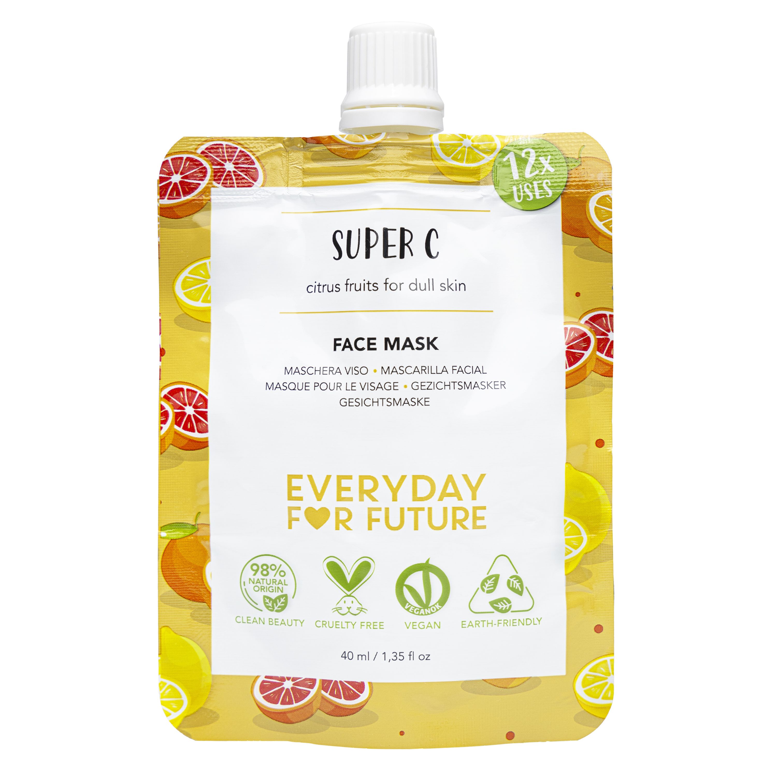 Everyday For Future - Maschera Viso Illuminante 40 ml Super C
