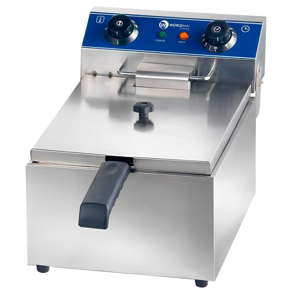 WORLDMAI Elektro-Fritteuse 6 Liter für die Gastronomie. INOX-Tischfritteuse für Bar und Restaurant. Image