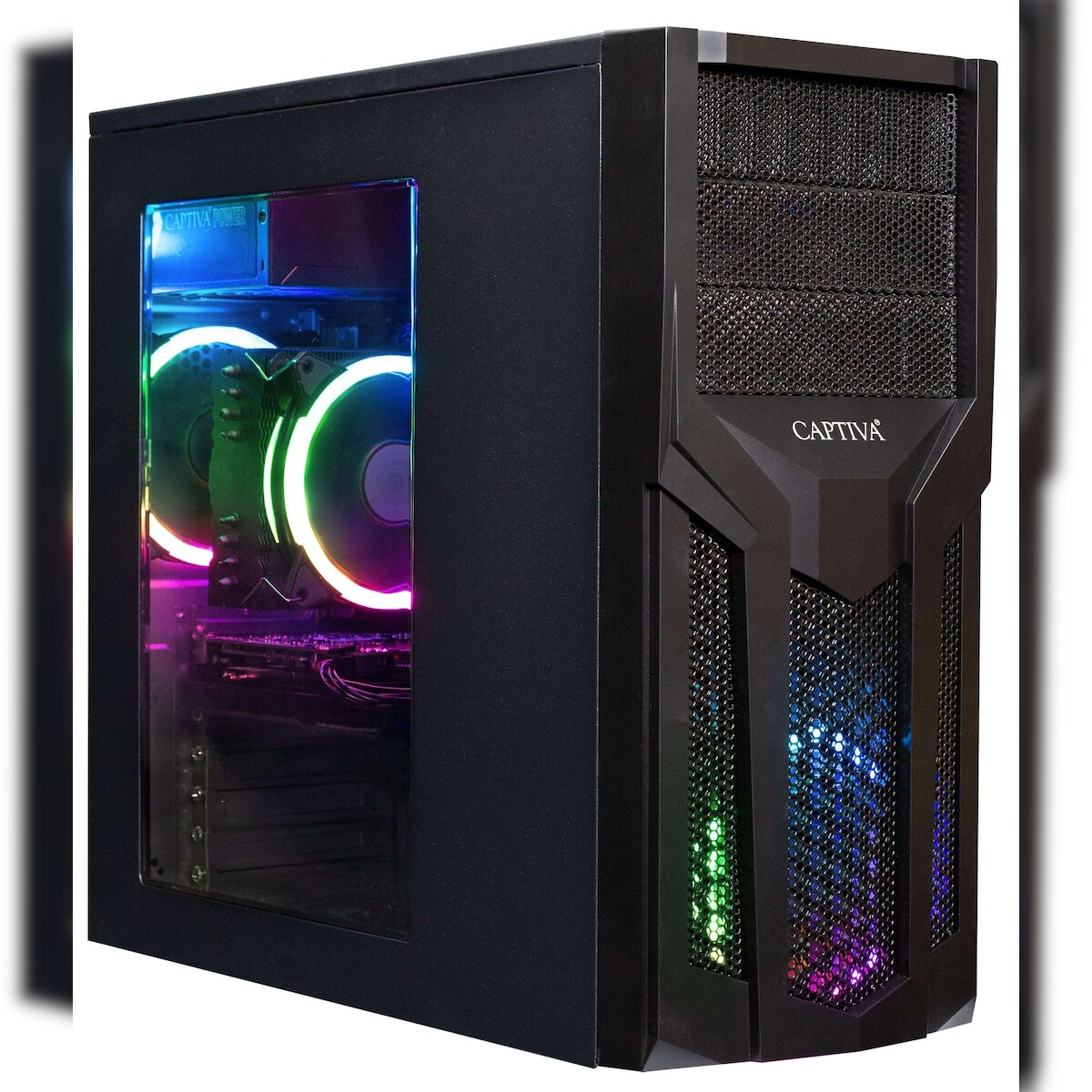Captiva PC Advanced Gam. I80-539 (i5-14400/RTX3060 12GB GDDR6/SSD 1TB/16GB/WLAN/w/o OS)