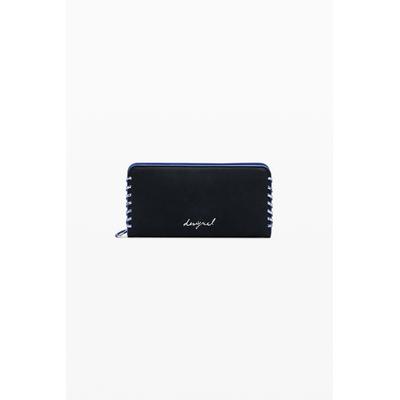 Large wallet with side stitching