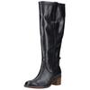 Stiefel GABOR "Gabor Stiefel Leder", Damen, Gr. 42, notte, Leder, casual, Schuhe