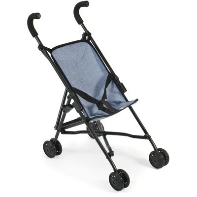 Puppenbuggy CHIC2000 "Roma, Mini-Buggy", blau (jeans blau), Puppenwagen, KinderB:29cm H:57cm T:50cm, Metall, Kunststoff, Stoff, B:29cm H:57cm T:50cm