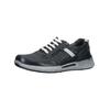 Schnürschuh HUSH PUPPIES "Hush Puppies Halbschuhe Leder", Herren, Gr. 42, blau, Leder, casual, Schuhe