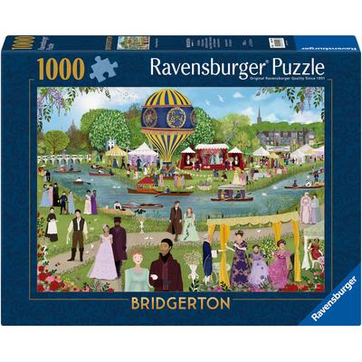 Puzzle RAVENSBURGER "Bridgerton - Sehen und gesehen werden", bunt, Puzzles, KinderB:70cm H:50cm, Made in Germany, B:70cm H:50cm Image