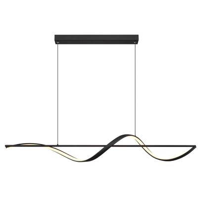 GLOBO LIGHTING LED Pendelleuchte "VIOLINO", schwarz, Lampen, Hängelampe/Hängeleuchte/Wohnzimmer/Esstisch/elegant Image