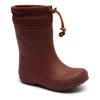 Gummistiefel BISGAARD "thermo", Kinder, Gr. 27, rot (bordeaux), Gummi, Basic, Schuhe, Boots mit Lammwolle, Größenschablone zum Download