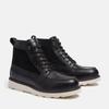 Schnürboots TIMBERLAND "BRITTON MILLSMID LACE UP WATERPROOF BOOT", Gr. 47,5, schwarz (schwarz full grain), Leder, sportlich, Schuhe, Winterstiefel, Schnürstiefel, Winterschuhe, wasserdicht