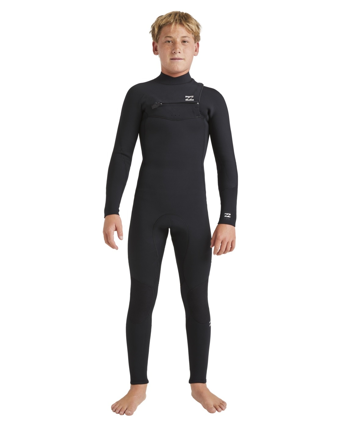 Neoprenanzug BILLABONG "5/4mm Foil", Kinder, Gr. 12 (148-155cm & 41-46 kg), schwarz, 80% Neopren, 20% Nylon, Sportanzüge Image