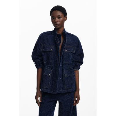 Trucker jacket with pockets
