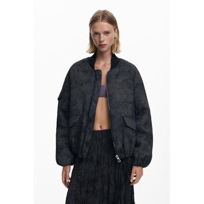 Embroidered bomber jacket