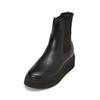 Chelseaboots MARC O'POLO "aus edlem Rindleder", Damen, Gr. 39, schwarz, Obermaterial: 100% Leder (Rind), unifarben, Schuhe
